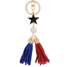 Unique Colorful Tassel keyring/keychain bag accessories keychain wholesale